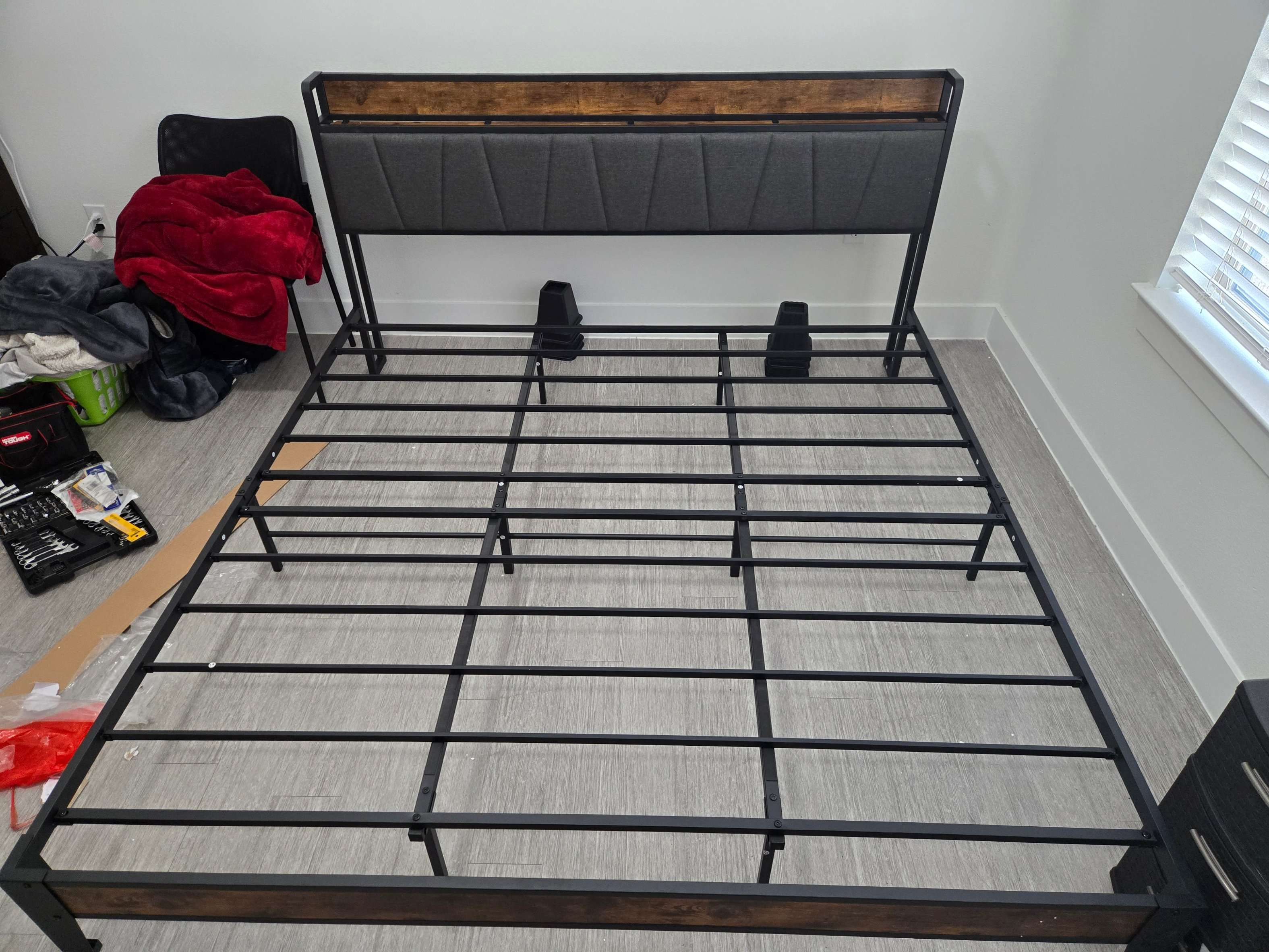 Zinus Metal Bed Frame assembly service by Mount & Fix DFW