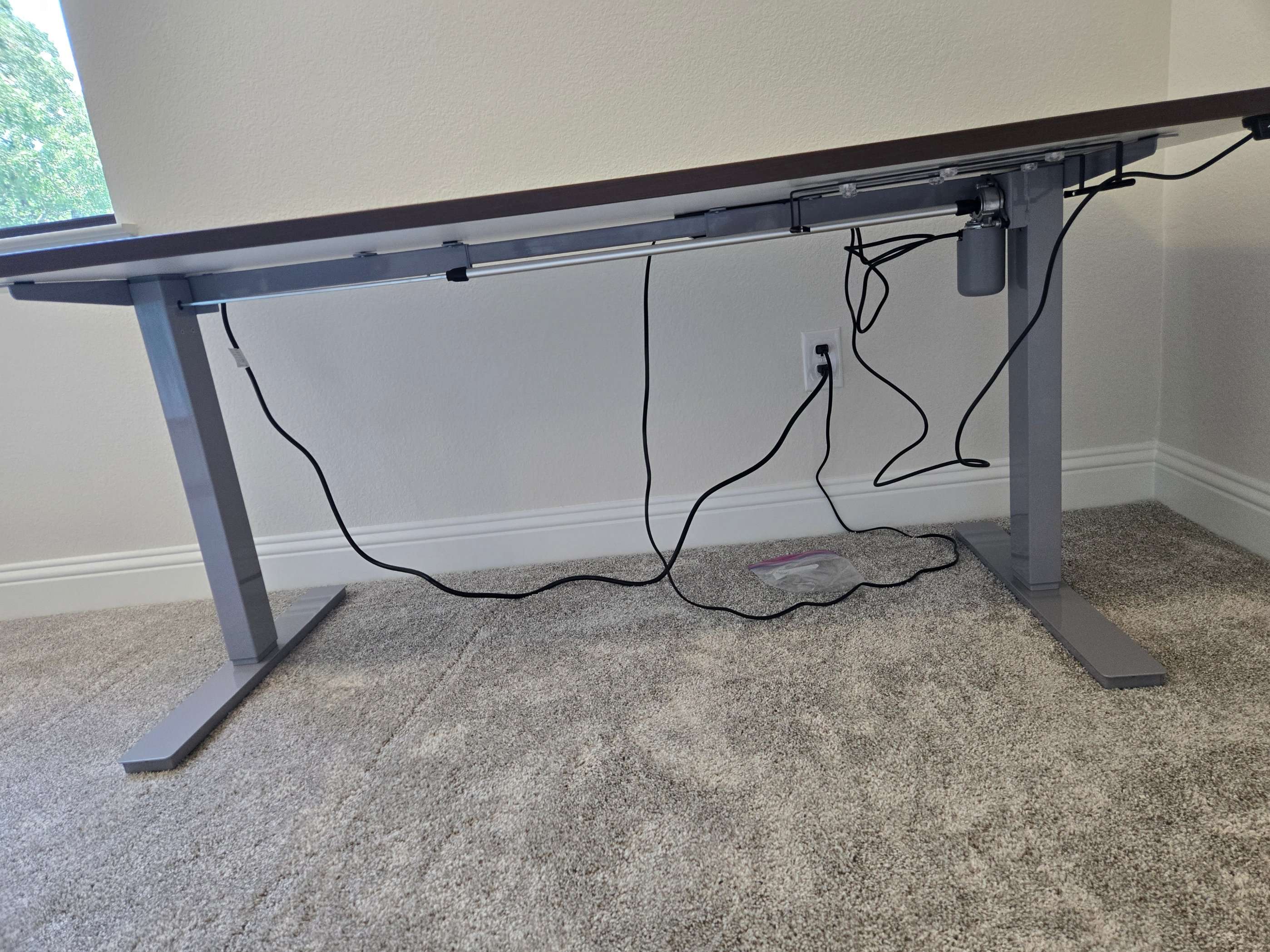 Herman Miller Uplift Electric Sit-to-Stand Desk frame assembly by Mount & Fix DFW