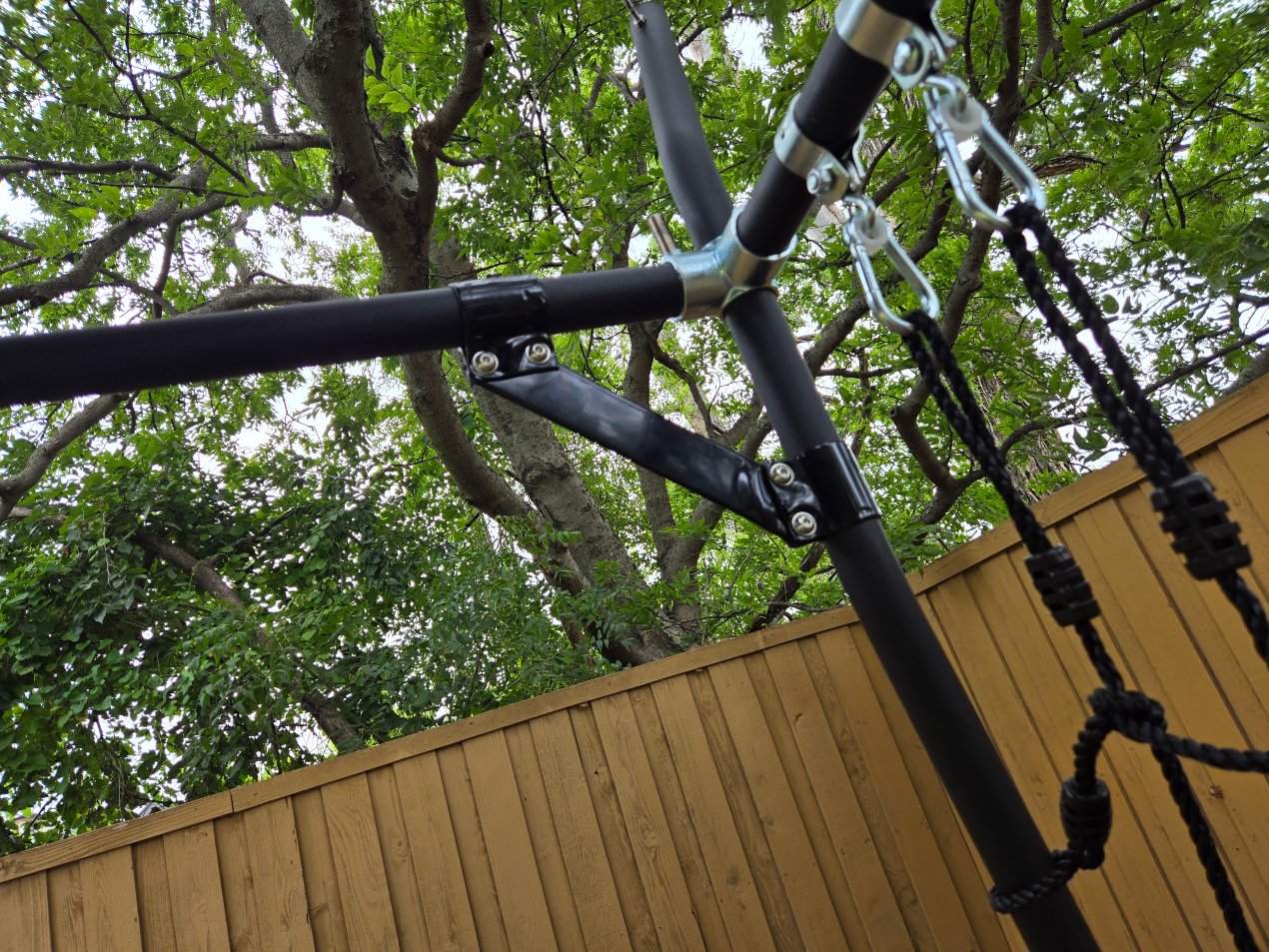 Canopy tent frame parts for assembly by Mount & Fix Dallas