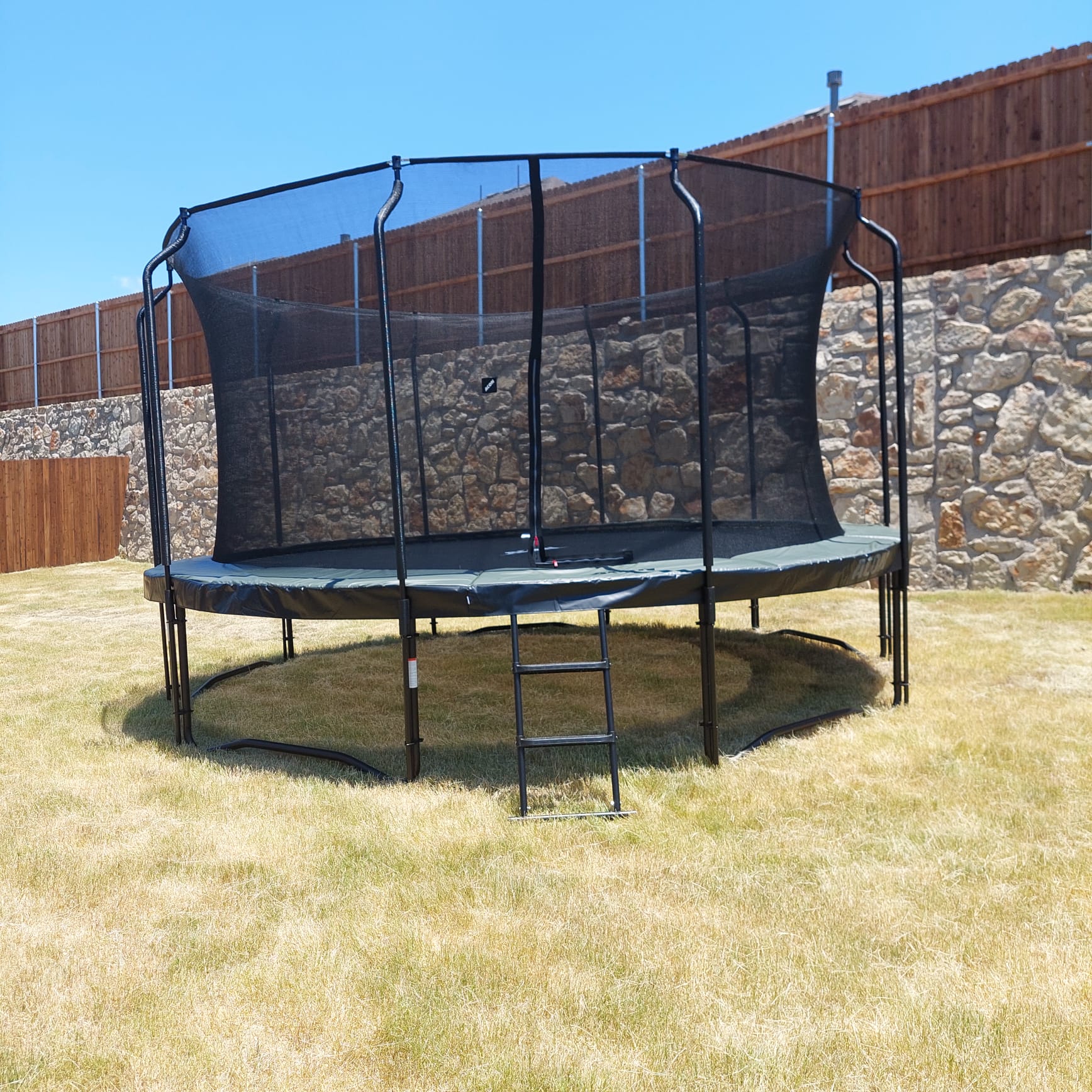 Installing springs securely on a trampoline frame by Mount & Fix Fort Worth
