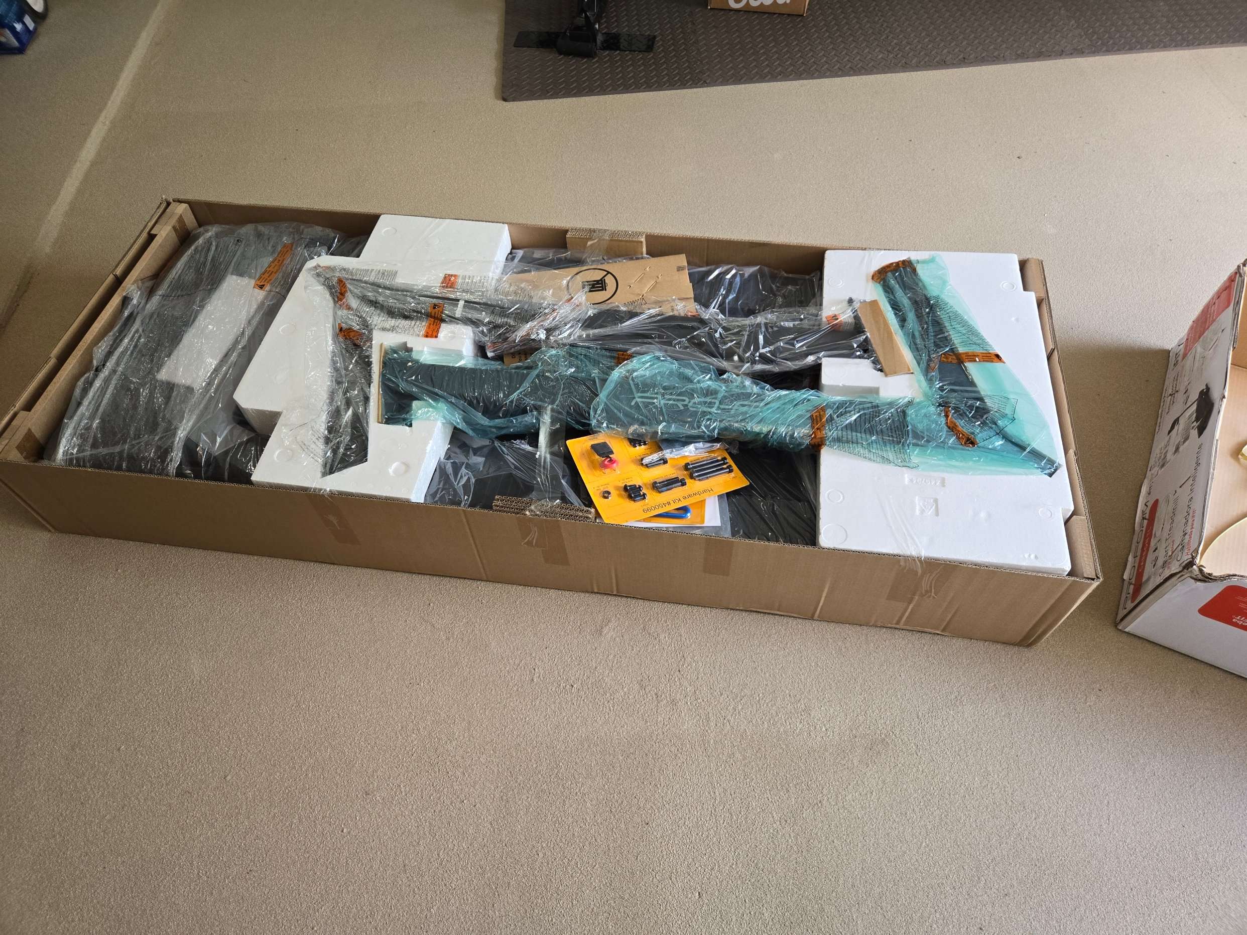 Tools and parts for Horizon Fitness treadmill assembly by Mount & Fix DFW