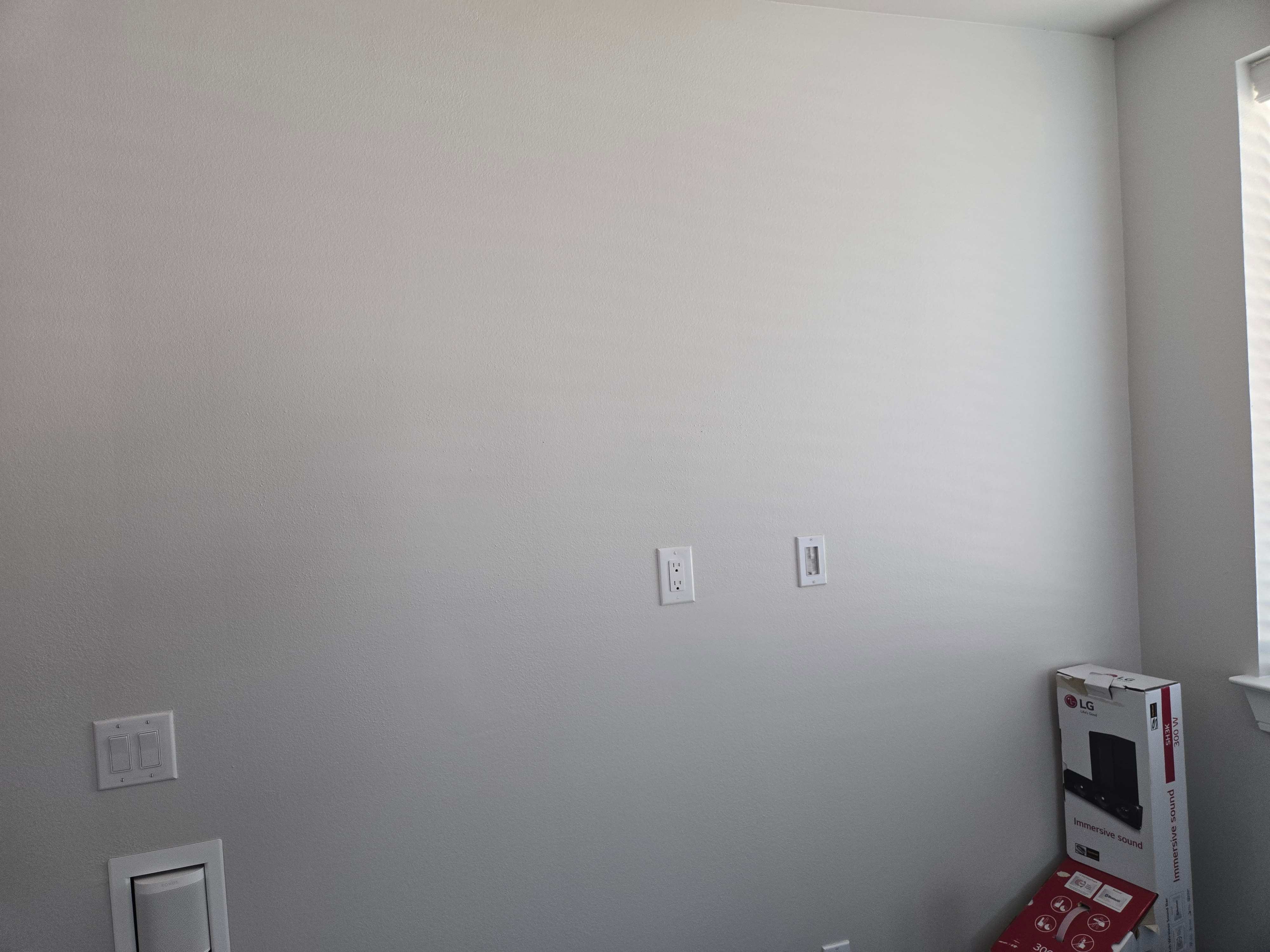 Preparation for wall-mounted TV installation by Mount & Fix in Dallas